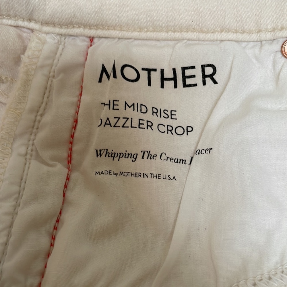 MOTHER MID RISE DAZZLER CROP - Picture 6 of 6
